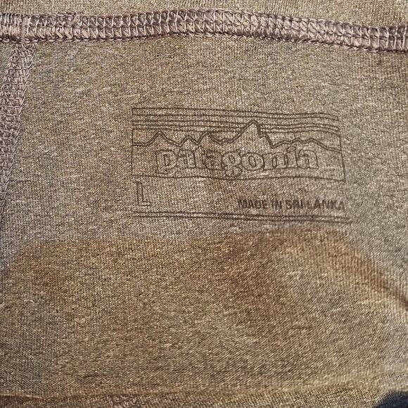 Patagonia Women's leightweight pack Out crops 19" high rise legging gray size L - Picture 5 of 7